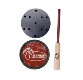 Sc18p2 Duck Commander Turkey Pot Call - Calling With Realistic Yelps Clucks Glass Slipper