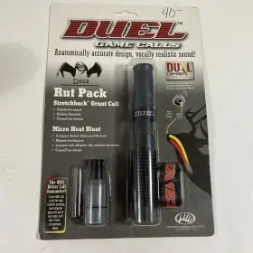 05077 Duel Game Calls 5077 Deer Rut Pack Grunt And Micro Heat Bleat Call D003 #05077 05077 Duel Game Calls 5077 Deer Rut Pack Grunt And Micro Heat Bleat Call D003 #05077