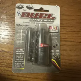 E001 Duel Game Calls Widowmaker 1 Mature Cow Call Black Dual Chamber Elk E001 Duel Game Calls Widowmaker 1 Mature Cow Call Black Dual Chamber Elk