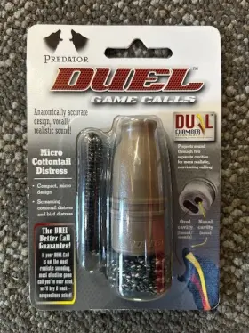 P4004 Duel P004 Micro Cottontail Distress Predator Call And Lanyard Coyote Fox Hunting P4004 Duel P004 Micro Cottontail Distress Predator Call And Lanyard Coyote Fox Hunting