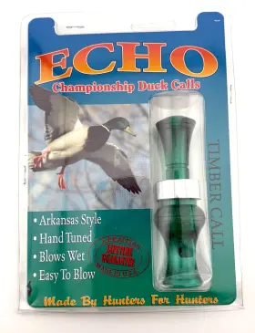 Egt-1 Echo Calls 643680777321 Green Timber Molded Duck Call - New Free Shipping Egt-1 Echo Calls 643680777321 Green Timber Molded Duck Call - New Free Shipping
