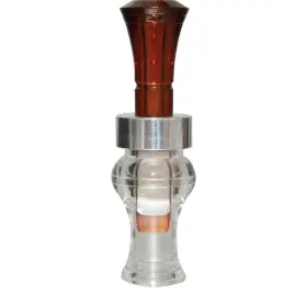 Echo Calls 643680777840 Poly Trash Talker Double Reed Duck Call- Bourbon