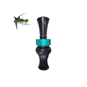 77771 Echo Calls Timber Single Reed Acrylic Duck Hunting Call Black/pearl #77771