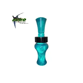 77773 Echo Calls Timber Single Reed Acrylic Duck Hunting Call Teal/pearl #77773