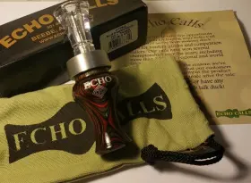 Dptb-2 Echo Calls Blue Diamondwood/ Poly Timber Double Reed Duck Call New In Box