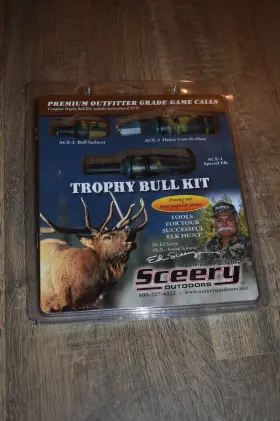 Ace-1 Ed Sceery Ace-3 Outdoors Trophy Bull Kit Elk Calls W Dvd New Big Game Hunting 2 3 Ace-1 Ed Sceery Ace-3 Outdoors Trophy Bull Kit Elk Calls W Dvd New Big Game Hunting 2 3