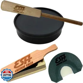 Esh B084x56kgs Turkey Calls Starter Pack True Two Mouth Call Slate Pot
