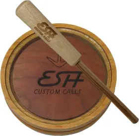 Esh Custom Calls 655160828164 Cherry Glass Pot Turkey Call With Hickory Striker Esh Custom Calls 655160828164 Cherry Glass Pot Turkey Call With Hickory Striker
