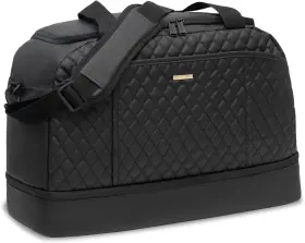 Ef-8016-02 Everfun Gym Bag For Men And Women Duffle Tote With Shoe Medium Black