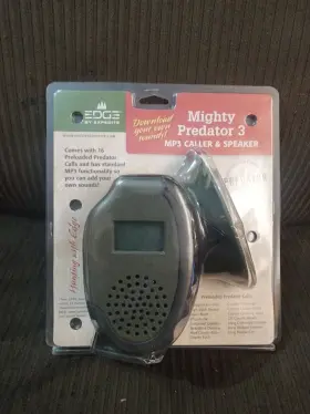 Expedite 605093645093 Mighty Predator 3 Mp3 Caller And Speaker New Sealed Package