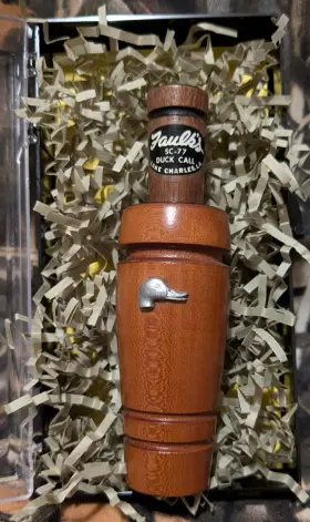 Sc-77 Faulks Game Call Sc77v - Silver Embossed Duck Sc-77 Faulks Game Call Sc77v - Silver Embossed Duck