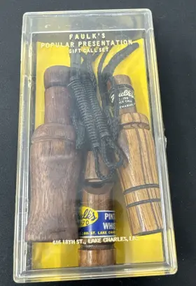 Pw-70 Faulks Game Calls Gs-12 Professional Gift Call Set C-100 Duck Pintail Whistle And Umarked Pw-70 Faulks Game Calls Gs-12 Professional Gift Call Set C-100 Duck Pintail Whistle And Umarked