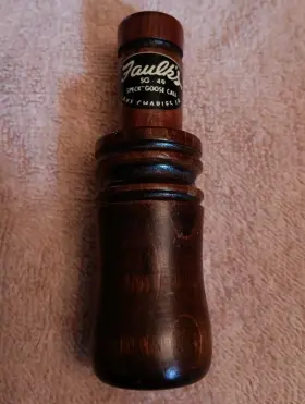 Sg-49l Faulks Vintage Game Calls Large Speckled Belly Goose Call Sg-49 Brown