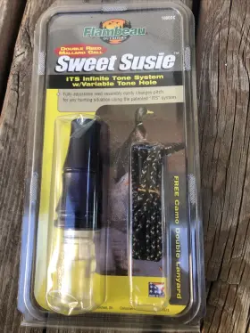 Flambeau 071617064808 Sweet Susie Duck Call And Lanyard 1000dc New In Package Flambeau 071617064808 Sweet Susie Duck Call And Lanyard 1000dc New In Package