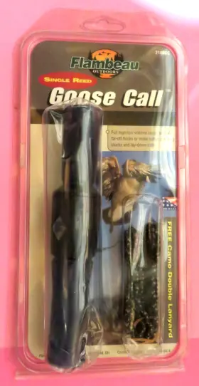 2100gc Flambeau Goose Call Sing Reed Full High/low Volume With Camo Double Lanyard 2100gc Flambeau Goose Call Sing Reed Full High/low Volume With Camo Double Lanyard