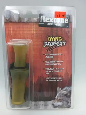 Flextone 815097001157 Dying Jackrabbit Game Predator Call Rubber Body Loud Long Range Flextone 815097001157 Dying Jackrabbit Game Predator Call Rubber Body Loud Long Range