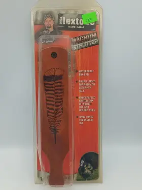 Flextone 815097008712 Handcrafted Custom Turkey Box Call Magnum Strutter Walnut Oak Cherry