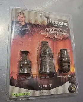 Fg-turk-00092 Flextone 815097009368 Thunder And Lightning Combo Turkey Game Calls New/ Open Box