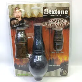 Flextone 815097009405 Turkey Calls Michael Waddell Spit N Thunder 3 Cutn Cluckn Drum Flextone 815097009405 Turkey Calls Michael Waddell Spit N Thunder 3 Cutn Cluckn Drum
