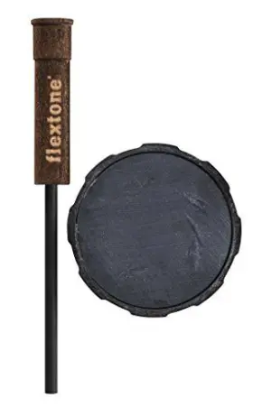 Flextone 815097009672 Hunting Loud Realistic Sounds Weatherproof Pot Luck Slate Friction Plate Turk Flextone 815097009672 Hunting Loud Realistic Sounds Weatherproof Pot Luck Slate Friction Plate Turk