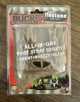 Fg-deer-00042 Flextone Deer Call Buck Crusher Wrist Strap Grunter All In One 00042 New