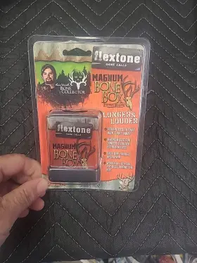 Fg-deer-00047 Flextone Deer Calls Game Hunting Magnum Bone Box New