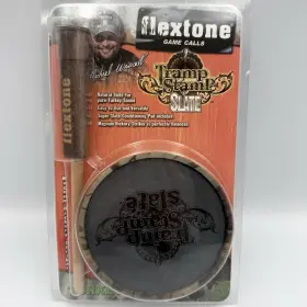 Fg-turk-00026 Flextone Turkey Tramp Stamp Slate Game Call With Striker Michael Waddell Camo New