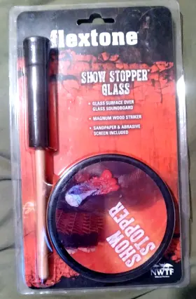 Fg-turk-00124 Flextone Turkey Call Flxtk124 Show Stopper Official Partner Nwtf Glass Not Slate