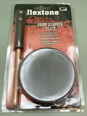 Flxtk123 Flextone New Genuine Show Stopper Slate Friction Pot Turkey Call Flxtk123 Flextone New Genuine Show Stopper Slate Friction Pot Turkey Call
