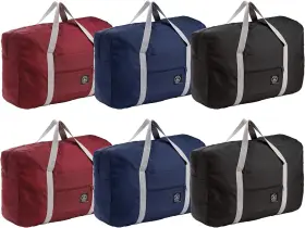 Fr-travelduffelbag-3color6pc Foraineam 6 Pcs Foldable Travel Duffel Bags Waterproof Weekender Overnight Fr-travelduffelbag-3color6pc Foraineam 6 Pcs Foldable Travel Duffel Bags Waterproof Weekender Overnight