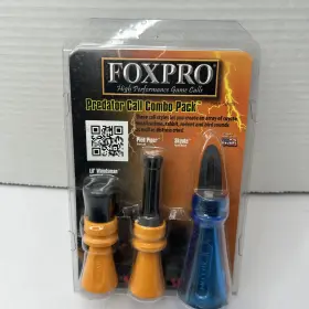 Foxpro 831621003329 Combo Predator Mouth Calls Single Reed Coyote-prey Sounds Attracts Furtpk Foxpro 831621003329 Combo Predator Mouth Calls Single Reed Coyote-prey Sounds Attracts Furtpk