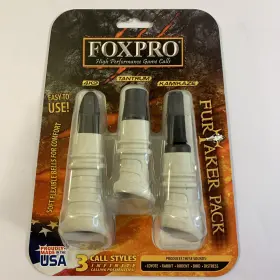 Foxpro 831621004722 Fur Taker Combo Pack 3-piece Set Predator Calls New Sealed