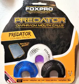 Foxpro 831621005286 Predator Combo Diaphragm Call Reed Sounds 3-pack Attract Predators New Foxpro 831621005286 Predator Combo Diaphragm Call Reed Sounds 3-pack Attract Predators New