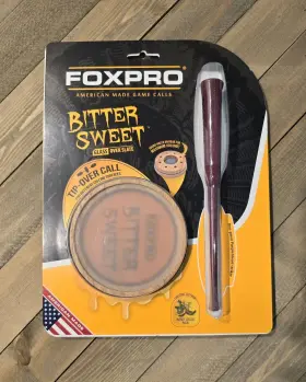 Foxpro 831621007518 Friction Turkey Call Bittersweet Pot Glass And Slate Wood - Btswt Gos