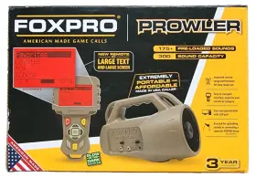 Foxpro 831621010129 Prowler American Made Electronic Predator Call Remote Operated New Foxpro 831621010129 Prowler American Made Electronic Predator Call Remote Operated New