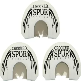 Foxpro B0789696cg Ghost Spur Turkey Call Combo Pack White Includes 3 Diaphragm Mouth Calls