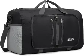 G4free 712243380800 40l/65l Foldable Duffel Bag Water-repellent Travel 40l Balck