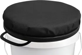 Gearhill 604467332553 5 Gallon Bucket Seat 360 Degree 13.2 Inches X 12.2 Black