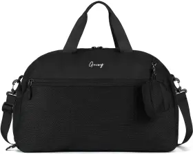 Gtb004-1 Goewy Gym Bag For Women Sport Duffel Men With Shoes Compartment Black 600d Gtb004-1 Goewy Gym Bag For Women Sport Duffel Men With Shoes Compartment Black 600d
