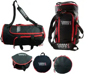 10478841 Grip Power Pads Best Travel Foldable Sports Duffel Bag 24 Inch X 14 Red