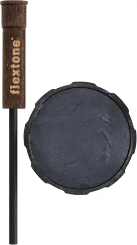 Fg-turk-00121 Gsm Llc Flextone Hunting Loud Realistic Sounds Weatherproof Pot Luck Slate Friction Plat