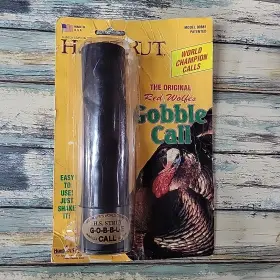 00881 H S Strut Vintage Red Wolfes World Champion Gobble Turkey Call