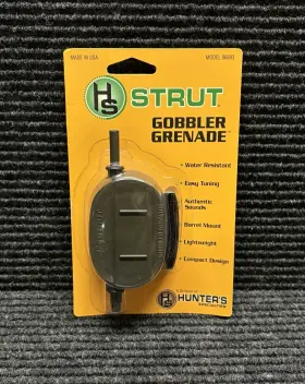 06893 H.s. Strut Hs Gobbler Grenade Turkey Call Barrel Mount Usa 2008 Discontinued 06893 H.s. Strut Hs Gobbler Grenade Turkey Call Barrel Mount Usa 2008 Discontinued