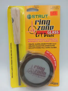 06971 H.s. Strut Ring Zone Liftl Deuce Glass Game Turkey Call Model 06971 H.s. Strut Ring Zone Liftl Deuce Glass Game Turkey Call Model
