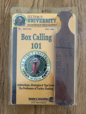 20067 H.s. Strut Silencer Plus Field Champion Box Call Wood Turkey With Instructional V