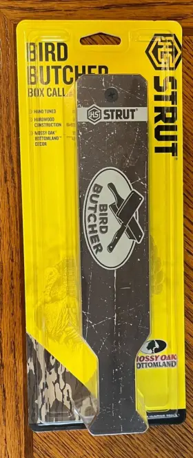 H.s. Strut 813628010173 Hs Bird Butcher Turkey Box Call Mossy Oak Bottomland