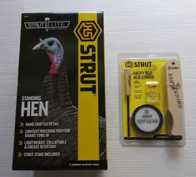 H.s. Strut 813628070344 Turkey Hunting Kit Hs Hen Decoy Raspy Old Calls Beginner / Novice