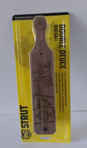 H.s. Strut 888151080054 Hs Double Deuce Turkey Box Call Unique Dual Cavity 2-sided Hand Crafted H.s. Strut 888151080054 Hs Double Deuce Turkey Box Call Unique Dual Cavity 2-sided Hand Crafted