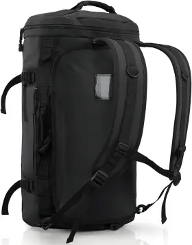 Hm10110033-4507 Haimont Duffle Backpack Travel Duffel Bag With Shoes Compartment 45l Black