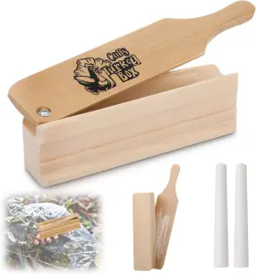 Yux-happyalley-0122 Happyalley 744110769623 Turkey Box Call With 2 Chalk Realistic Calls For Hunting Wooden Gob Yux-happyalley-0122 Happyalley 744110769623 Turkey Box Call With 2 Chalk Realistic Calls For Hunting Wooden Gob